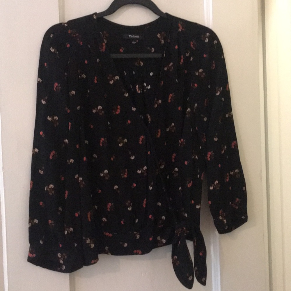 Madewell tie-waist top